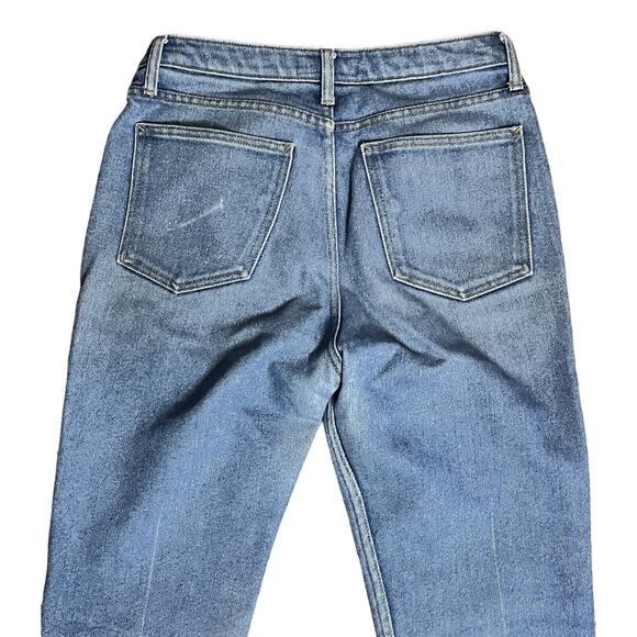 B Sides Jeans Ankle Straight Fit •Women 30• High Rise Cropped Denim Made In USA - Picture 4 of 12